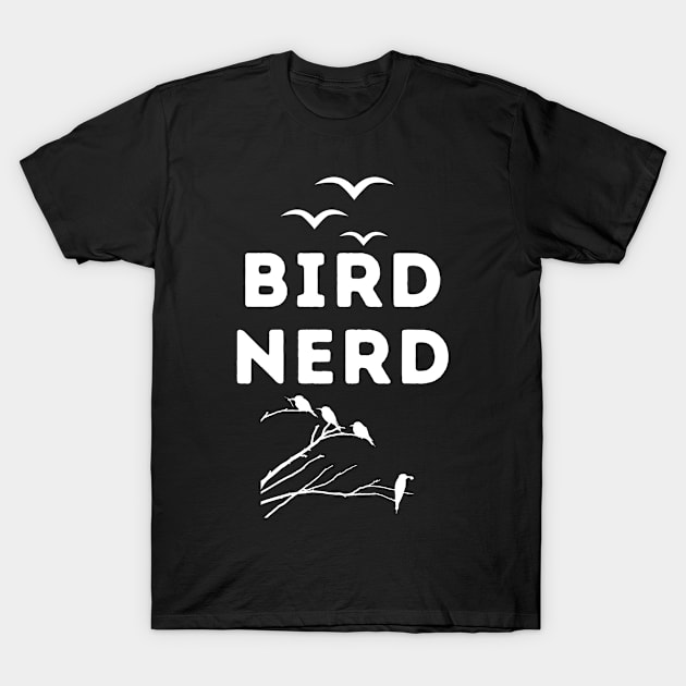 Bird Nerd T-Shirt by TomUbon